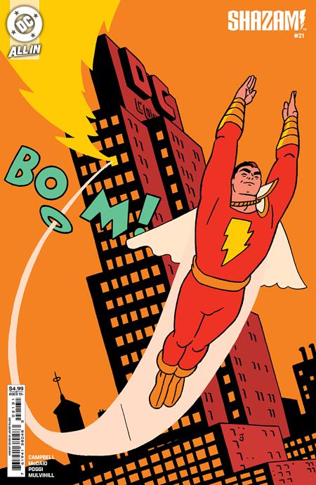SHAZAM #21 CVR C JAVIER PULIDO CARD STOCK VAR DC Comics Josie Campbell Dan McDaid Javier Pulido PREORDER