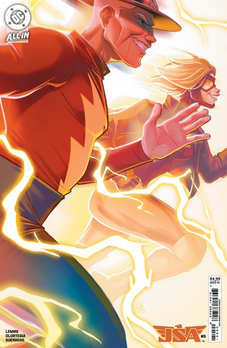 JSA #5 CVR B SWEENEY BOO CARD STOCK VAR DC Comics Jeff Lemire Diego Olortegui Sweeney Boo PREORDER