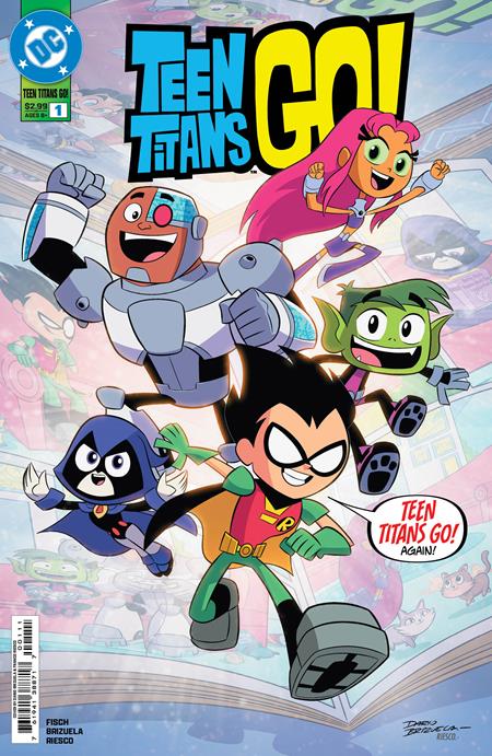 TEEN TITANS GO #1 CVR A DARIO BRIZUELA DC Comics Sholly Fisch Dario Brizuela Dario Brizuela PREORDER