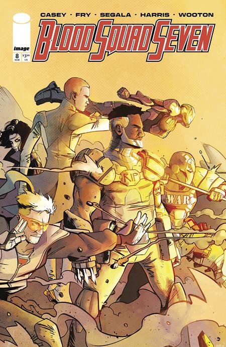 BLOOD SQUAD SEVEN #8 CVR B SEBASTIAN PIRIZ VAR (MR) Image Comics Joe Casey Paul Fry Sebastian Piriz PREORDER