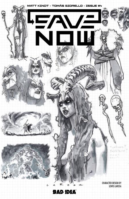 SAVE NOW #4 (OF 4) CVR C INC 1:20 LEWIS LAROSA DESIGN VAR BAD IDEA Matt Kindt Tomas Giorello Lewis LaRosa PREORDER