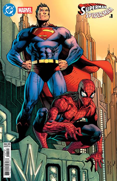 DC / Marvel: Superman / Spider-Man 1 Comic Jim Lee Variant DC Comics and Marvel Comics 2026