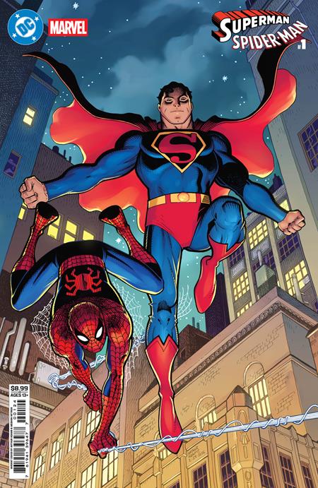 DC / Marvel: Superman / Spider-Man 1 Comic Arthur Adams Variant DC Comics and Marvel Comics 2026