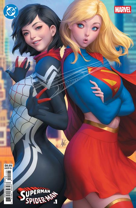 DC / Marvel: Superman / Spider-Man 1 Comic Artgerm Variant DC Comics and Marvel Comics 2026