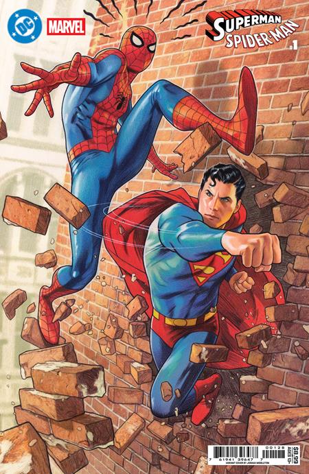 DC / Marvel: Superman / Spider-Man 1 Comic Joshua Middleton Variant DC Comics and Marvel Comics 2026