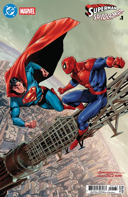 DC / Marvel: Superman / Spider-Man 1 Comic Rafa Sandoval Variant DC Comics and Marvel Comics 2026