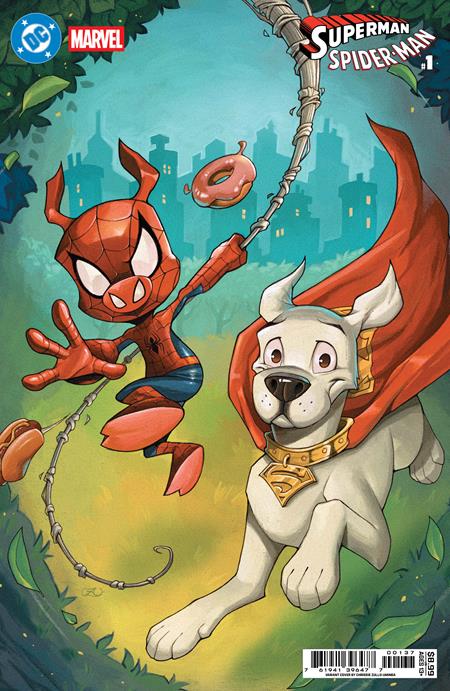 DC / Marvel: Superman / Spider-Man 1 Comic Chrissie Zullo Variant DC Comics and Marvel Comics 2026
