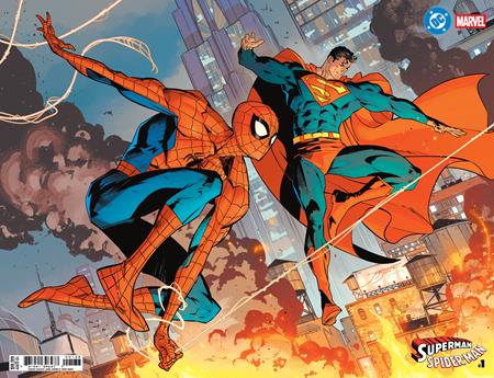 DC / Marvel: Superman / Spider-Man 1 Comic Insignia Mash-Up Logo Variant DC Comics and Marvel Comics 2026
