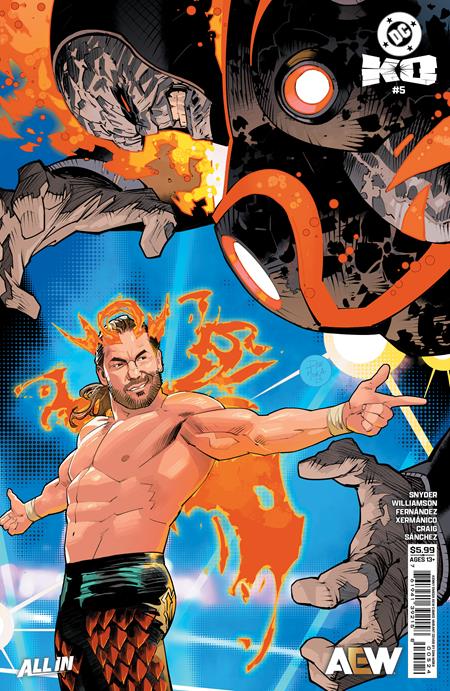 DC K.O. 5 Comic Dan Mora AEW Cameo Variant DC Comics 2026