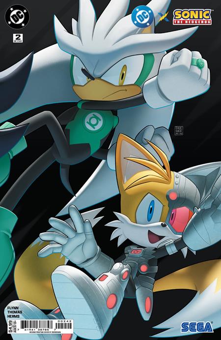 DC X Sonic The Hedgehog 2 Comic 2nd Printing Min Ho Kim DC Comics 2026