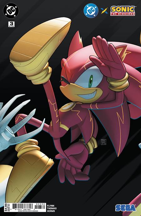DC X Sonic The Hedgehog 3 Comic 2nd Printing Min Ho Kim DC Comics 2026