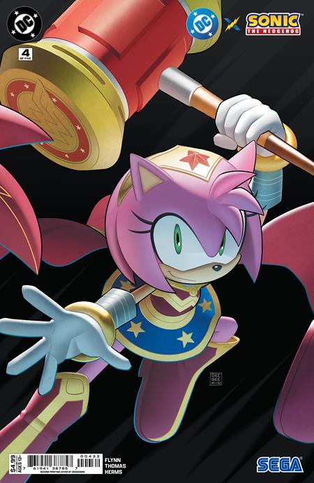 DC X Sonic The Hedgehog 4 Comic 2nd Printing Min Ho Kim DC Comics 2026
