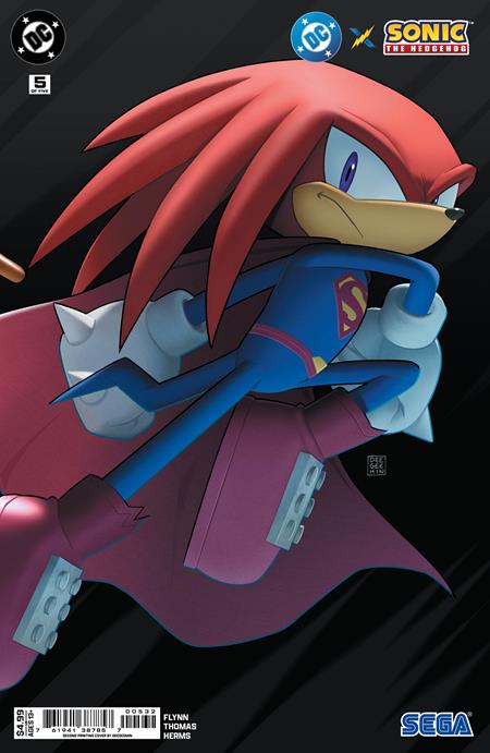 DC X Sonic The Hedgehog 5 Comic 2nd Printing Min Ho Kim DC Comics 2026