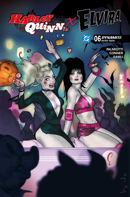 HARLEY QUINN X ELVIRA #6 CVR D BEN CALDWELL VAR DYNAMITE Entertainment Amanda Conner, Jimmy Palmiotti Juan Samu, Amanda Conner Ben Caldwell PREORDER