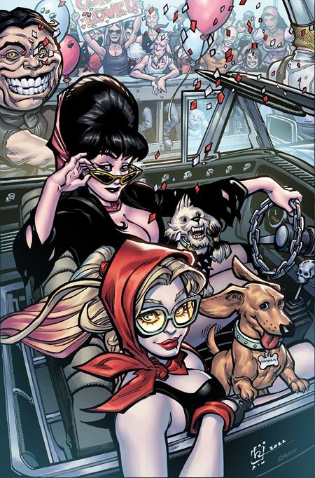 HARLEY QUINN X ELVIRA #6 CVR K INC 1:15 CHAD HARDIN VIRGIN VAR DYNAMITE Entertainment Amanda Conner, Jimmy Palmiotti Juan Samu, Amanda Conner Chad Hardin PREORDER