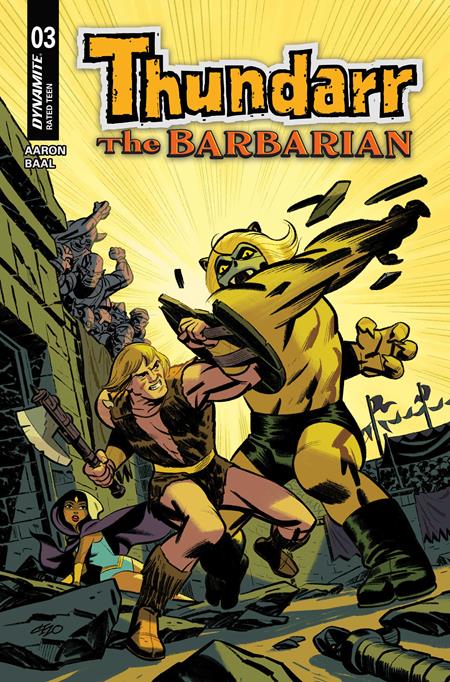 THUNDARR THE BARBARIAN #3 CVR A MICHAEL CHO DYNAMITE Entertainment Jason Aaron Kewber Baal Michael Cho PREORDER