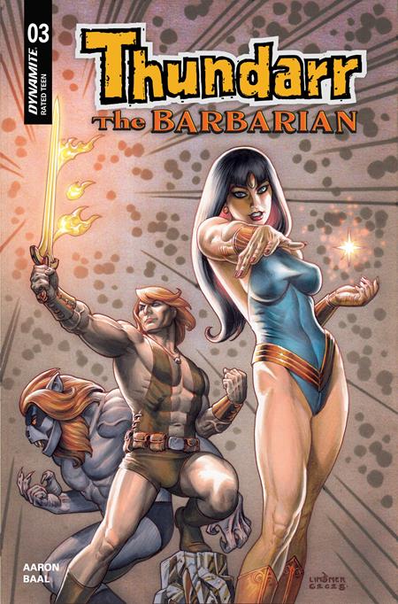 Thundarr the Barbarian 3 Comic Joseph Michael Linsner Variant Dynamite Entertainment 2026