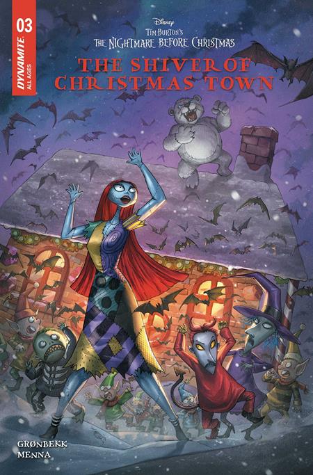The Nightmare Before Christmas: The Shiver of Christmas Town 3 Comic Alan Quah Variant Dynamite Entertainment 2026