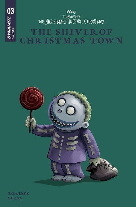 The Nightmare Before Christmas: The Shiver of Christmas Town 3 Comic Disney Library Variant Dynamite Entertainment 2026