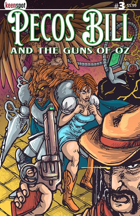 Pecos Bill and the Guns of Oz 3 Comic Bryce Oquaye Variant Ex Posse Holdings 2026