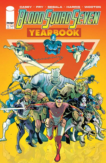 BLOOD SQUAD SEVEN YEARBOOK #1 CVR A PAUL FRY (MR) Image Comics Joe Casey Paul Fry Paul Fry PREORDER