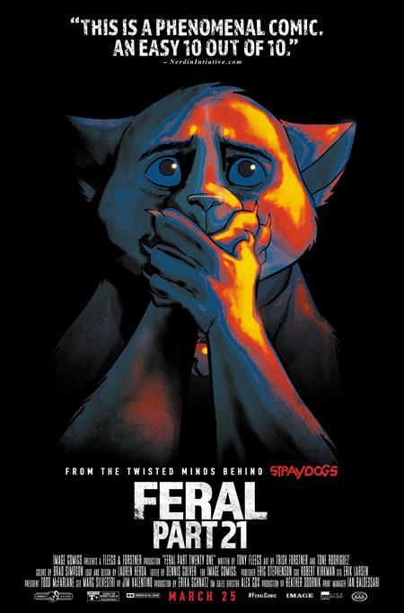 FERAL #21 CVR B TRISH FORSTNER & ALLEN PASSALAQUA VAR Image Comics Tony Fleecs Trish Forstner, Tone Rodrigues, Brad Simpson Tony Fleecs, Trish Forstner, Allen Passalaqua PREORDER