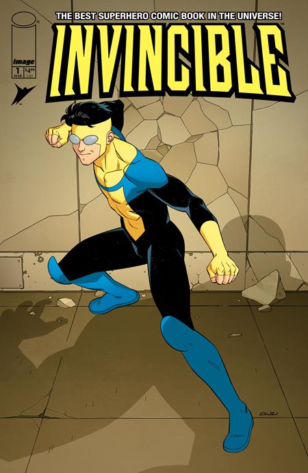 INVINCIBLE FOIL EDITION #1 REPRINT CVR B CORY WALKER & DAVE MCCAIG VAR Image Comics Robert Kirkman Cory Walker Cory Walker, Dave McCaig PREORDER