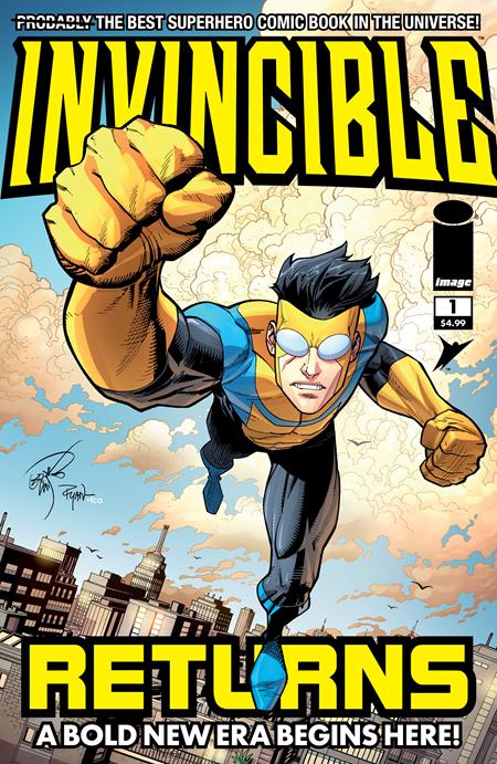 INVINCIBLE RETURNS FACSIMILE EDITION #1 CVR B ERIK LARSEN & RYAN OTTLEY VAR Image Comics Robert Kirkman Ryan Ottley, Cory Walker, FCO Plascencia Erik Larsen, Ryan Ottley, FCO Plascencia PREORDER
