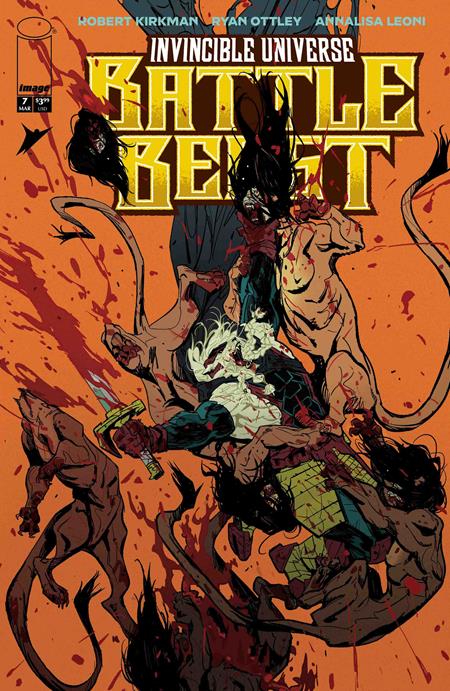 Invincible Universe: Battle Beast 7 Comic Rossi Gifford Incentive Variant (1:25) Image Comics 2026