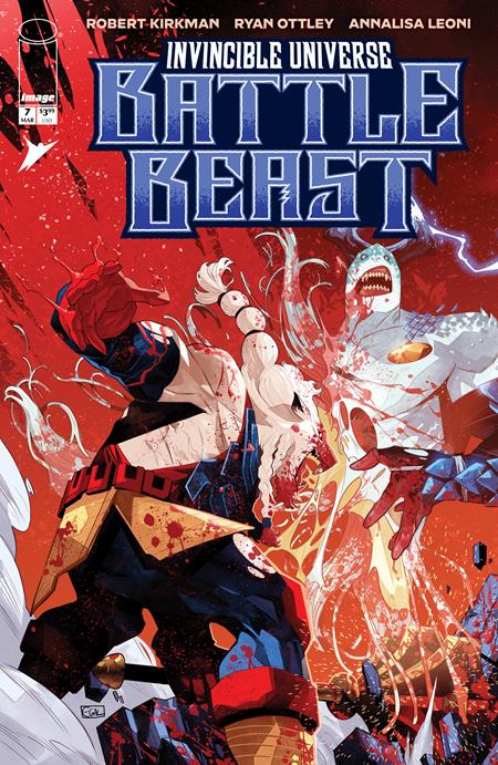INVINCIBLE UNIVERSE BATTLE BEAST #7 CVR E INC 1:50 EDWIN GALMON VAR Image Comics Robert Kirkman Ryan Ottley, Annalisa Leoni Edwin Galmon PREORDER