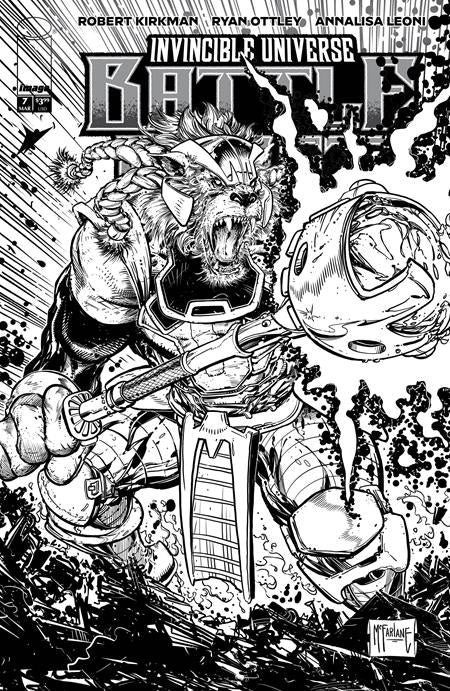 INVINCIBLE UNIVERSE BATTLE BEAST #7 CVR F INC 1:75 TODD MCFARLANE VAR Image Comics Robert Kirkman Ryan Ottley, Annalisa Leoni Todd McFarlane PREORDER
