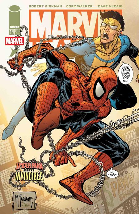 MARVEL TEAMUP #14 FACSIMILE EDITION CVR D TODD MCFARLANE & DAVE MCCAIG VAR Image Comics Robert Kirkman Cory Walker, Dave McCaig Todd McFarlane, Dave McCaig PREORDER