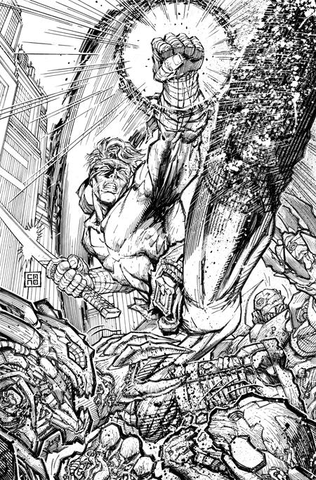 FINAL BOSS #5 CVR E INC 1:50 CEDRIC NOCON B&W VAR (MR) Image Comics Tyler Kirkham Tyler Kirkham, David Miller, Ifan Noor Cedric Nocon PREORDER