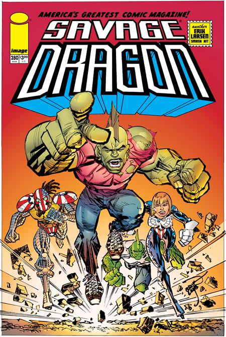 SAVAGE DRAGON #280 CVR A ERIK LARSEN (MR) Image Comics Erik Larsen Erik Larsen Erik Larsen PREORDER