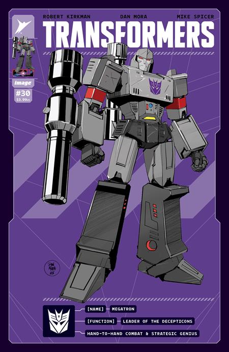 TRANSFORMERS #30 CVR E INC 1:50 DAN MORA & ANDREZ JUAREZ VAR Image Comics Robert Kirkman Dan Mora, Mike Spicer Dan Mora, Andrez Juarez PREORDER