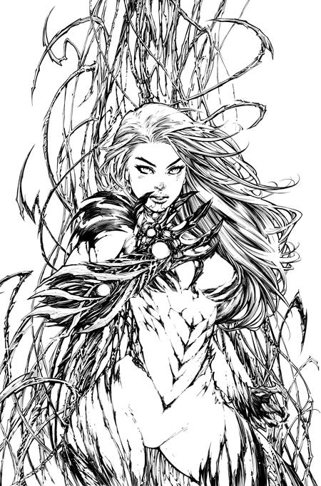 WITCHBLADE #19 CVR D INC 1:50 ED BENES & RICHARD FRIEND B&W VAR (MR) Image Comics Marguerite Bennett Guiseppe Cafaro, Arif Prianto Ed Benes, Richard Friend PREORDER
