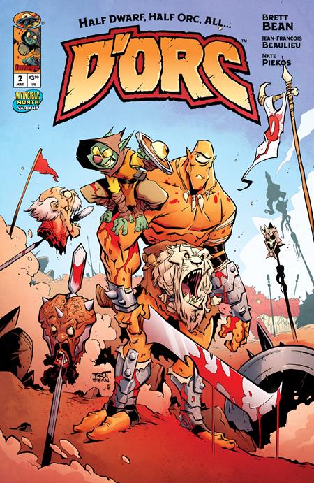 DORC #2 CVR C BRETT BEAN INVINCIBLE TEAM UP VAR Image Comics Brett Bean Brett Bean, Jean Francois Beaulieu Brett Bean PREORDER