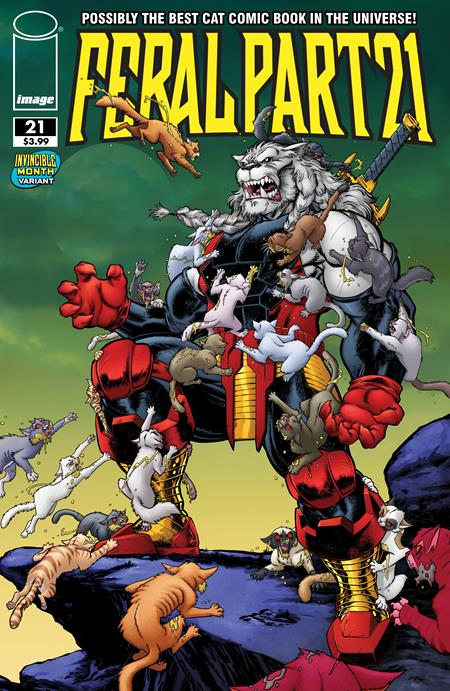 Feral 21 Comic Tony Fleecs & Trish Forstner Invincible Team-Up Variant Image Comics 2026