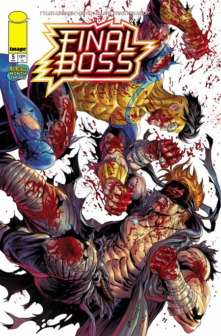 FINAL BOSS #5 CVR G TYLER KIRKHAM INVINCIBLE TEAM UP VAR (MR) Image Comics Tyler Kirkham Tyler Kirkham, David Miller, Ifan Noor Tyler Kirkham PREORDER