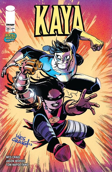 KAYA #34 CVR C WES CRAIG INVINCIBLE TEAM UP VAR Image Comics Wes Craig Wes Craig Wes Craig PREORDER