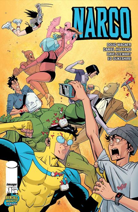 Narco 1 Comic Daniel Hillyard & Dave Stewart Invincible Team Up Variant Image Comics 2026