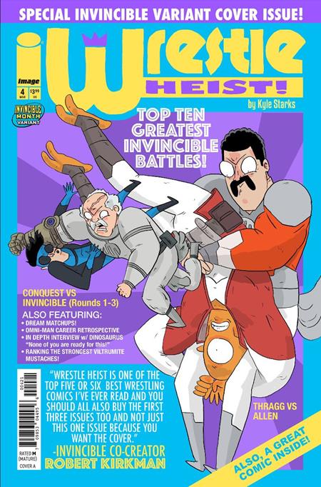 Wrestle Heist 4 Comic Kyle Starks Invincible Team-Up Variant Image Comics 2026