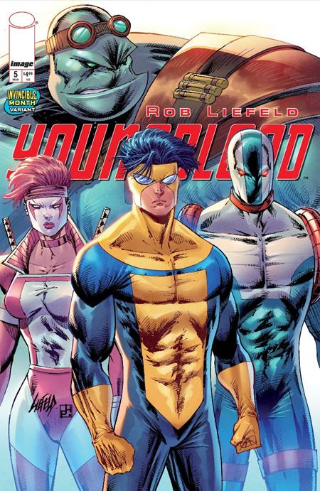 YOUNGBLOOD #5 CVR E ROB LIEFELD INVINCIBLE TEAM UP VAR (MR) Image Comics Rob Liefeld Rob Liefeld Rob Liefeld PREORDER