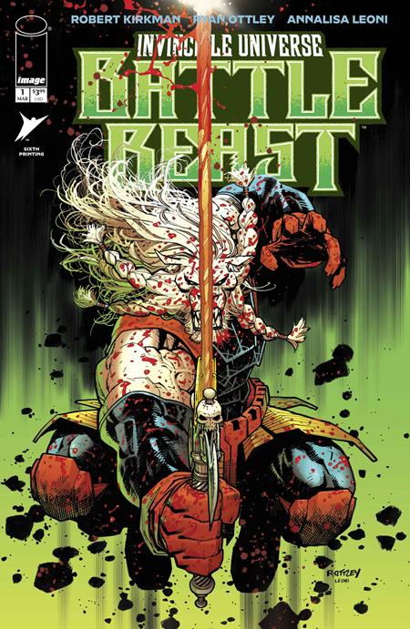 Invincible Universe: Battle Beast 1 Comic 6th Printing Ryan Ottley Image Comics 2026