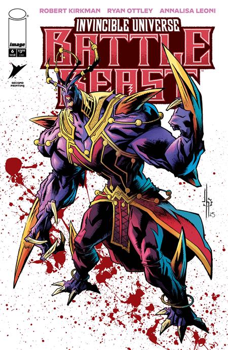 Invincible Universe: Battle Beast 6 Comic 2nd Printing Jason Howard Image Comics 2026