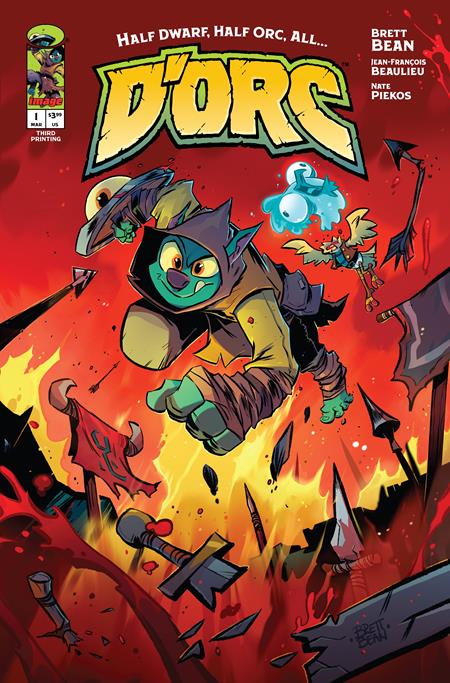 D'Orc 1 Comic 3rd Printing Brett Bean Image Comics 2026