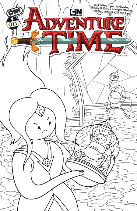 ADVENTURE TIME (2025) #11 CVR E INC 1:20 NICK WINN B&W VAR Oni Press Nick Winn, Elizabeth Brei Agustin Morales, Cleonique Hilsaca Nick Winn PREORDER