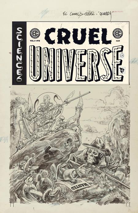 EC CRUEL UNIVERSE 2 #8 (OF 12) CVR D INC 1:20 TOM FOWLER B&W ARTIST EDITION VAR Oni Press Mike Carey, Melissa Flores, Jeff Jensen Daniel Gete, Kano, Lukas Ketner Tom Fowler PREORDER