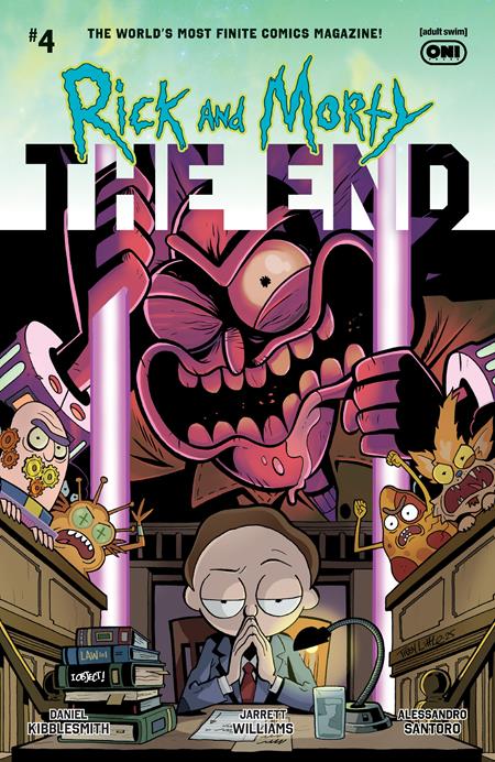 RICK AND MORTY THE END #4 (OF 6) CVR B TROY LITTLE VAR Oni Press Daniel Kibblesmith Jarrett Williams Troy Little PREORDER