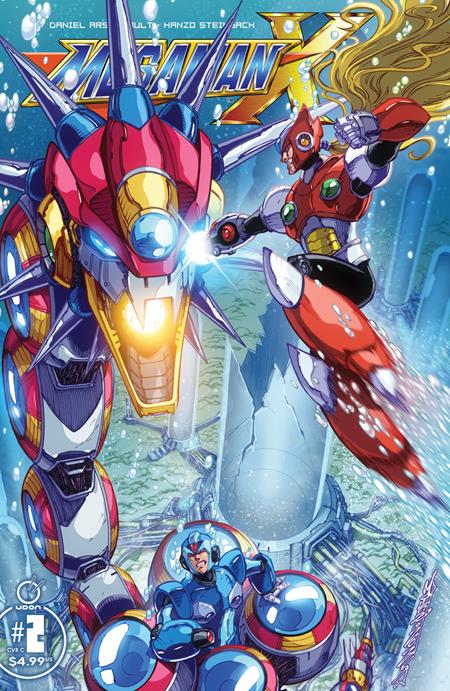 MEGA MAN X #2 (OF 5) CVR C ALEX MILNE VAR UDON Entertainment Daniel Arseneault Hanzo Steinbach Alex Milne PREORDER